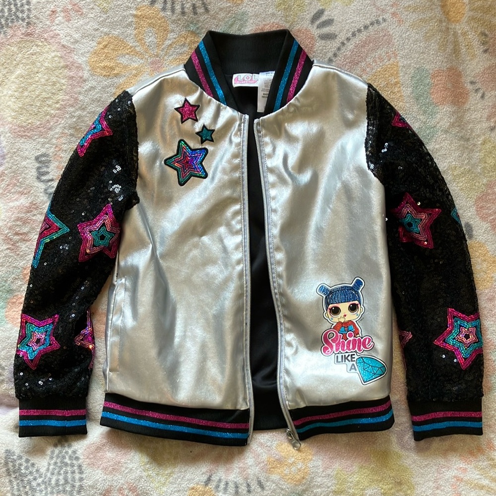 LOL Surprise Silver Sequin Jacket